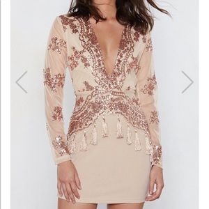 How low can you go sequin dress